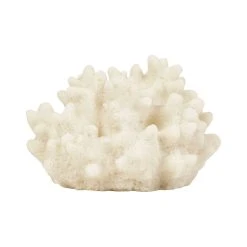 Côté Table Lampe Led Corail Egee Blanc En Résine