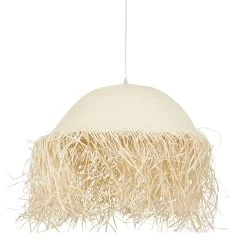 Côté Table Suspension Feuille De Palmier D50cm Naturel - Palmeraie