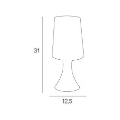 Corep Lampe En Métal Sytsème Touch Coloris Alu Brossé -Sema Design Boutique 606651 FRN03 WEB