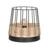 Corep Lampe En Métal Et Bois H20cm Noir - Indah -Sema Design Boutique 613464 FRN01 WEB