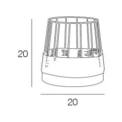 Corep Lampe En Métal Et Bois H20cm Noir - Indah -Sema Design Boutique 613464 FRN04 WEB