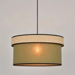 Corep Suspension En Coton Et Raphia D38cm Kaki - Bimat Amman -Sema Design Boutique 613475 FRN02 WEB