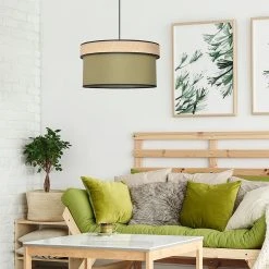 Corep Suspension En Coton Et Raphia D38cm Kaki - Bimat Amman -Sema Design Boutique 613475 FRN04 WEB