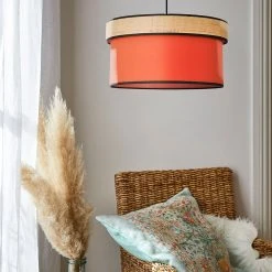 Corep Suspension En Coton Et Raphia D38cm Tomette - Bimat Amman -Sema Design Boutique 613477 FRN03 WEB