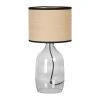 Opjet Lampe En Verre Et Raphia H40.5cm Smoke - Familiale 1 Opjet Lampe En Verre Et Raphia H40.5cm Smoke - Familiale -Sema Design Boutique 616080 DEB WEB