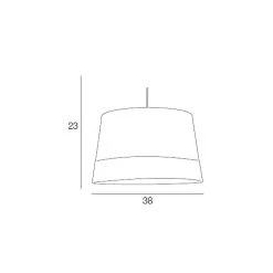 Corep Suspension En Coton Et Raphia D38cm Tomette - Faa Marina -Sema Design Boutique 620160 FRN03 WEB