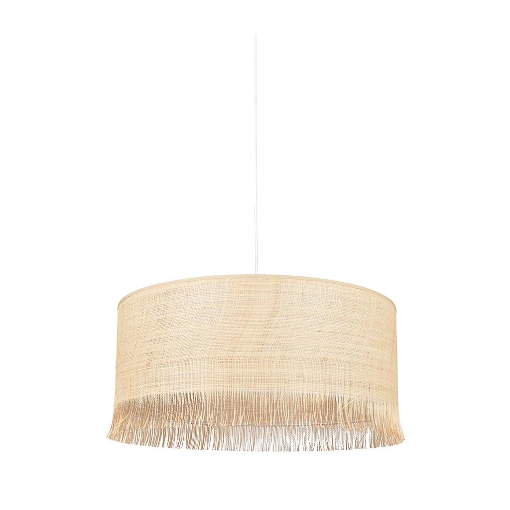 Corep Suspension Cylindre Raphia D38cm Naturel - Ibiza 3 Corep Suspension Cylindre Raphia D38cm Naturel - Ibiza