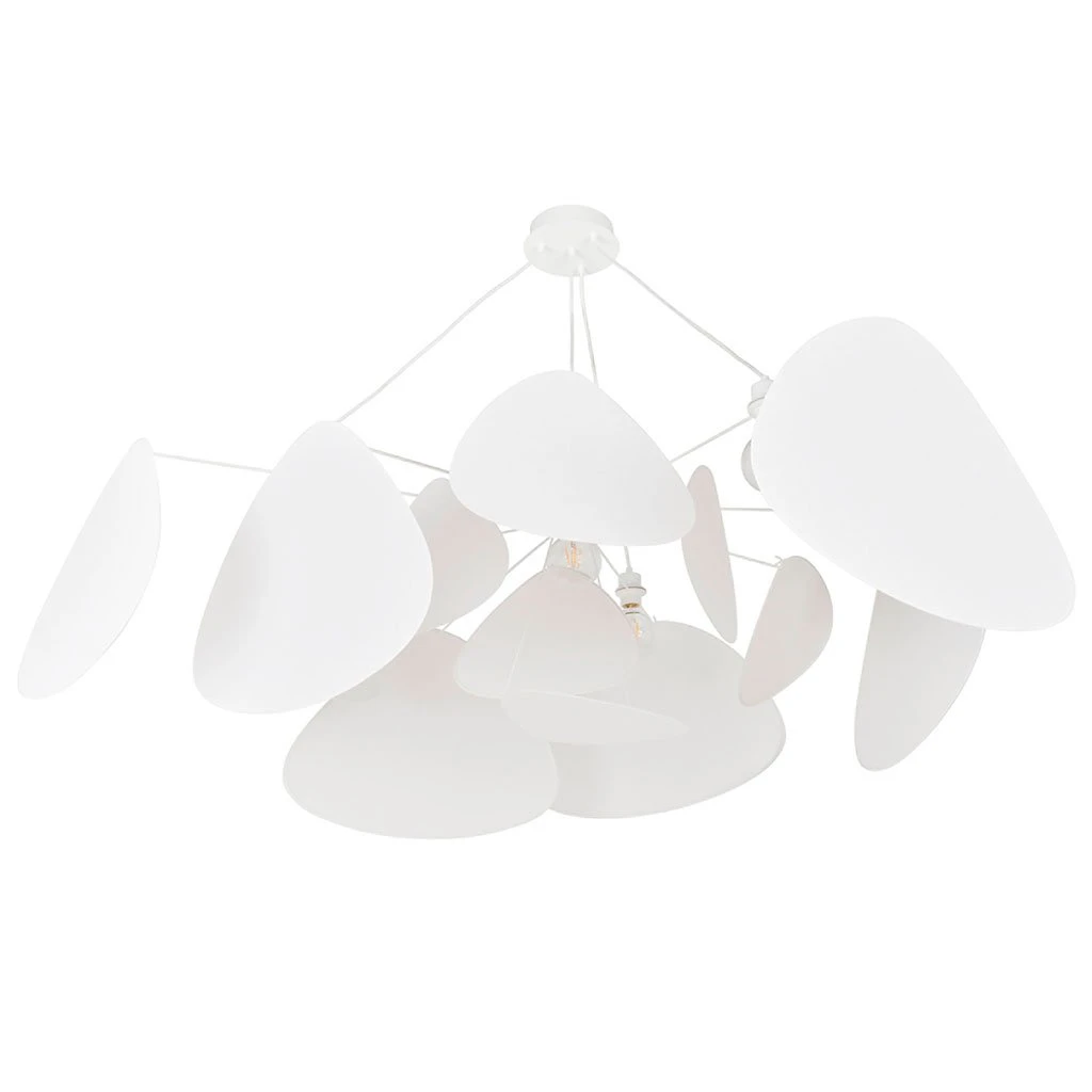 Market Set Suspension En Métal Et Papier D150cm Blanc - Screen Murano 3 Market Set Suspension En Métal Et Papier D150cm Blanc - Screen Murano