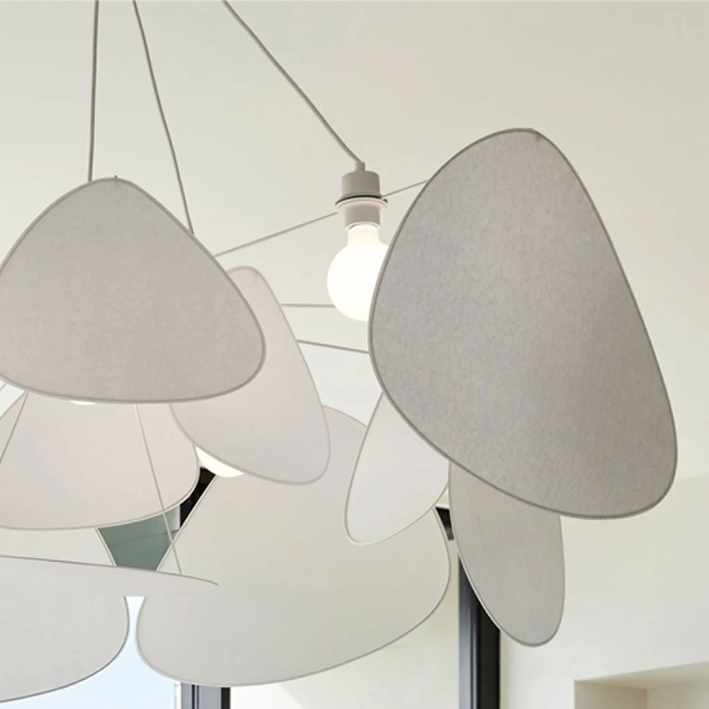 Market Set Suspension En Métal Et Papier D150cm Blanc - Screen Murano 8 Market Set Suspension En Métal Et Papier D150cm Blanc - Screen Murano – Image 6