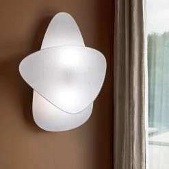 Market Set Applique En Murano H59cm Blanc - Screen -Sema Design Boutique 620337 FRN05 WEB