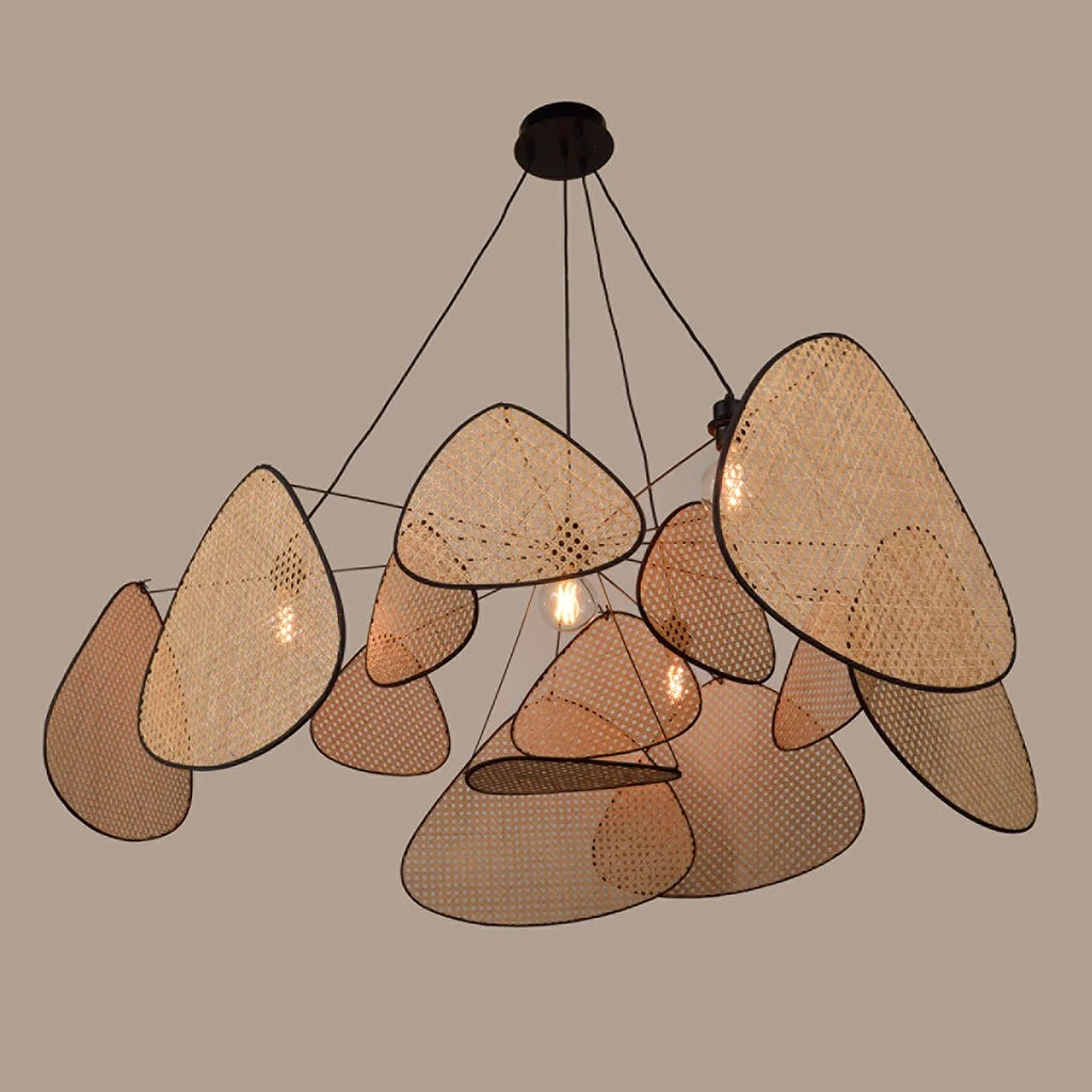 Market Set Suspension Screen Cannage Naturel (d150xh90cm) 4 Market Set Suspension Screen Cannage Naturel (d150xh90cm) – Image 2