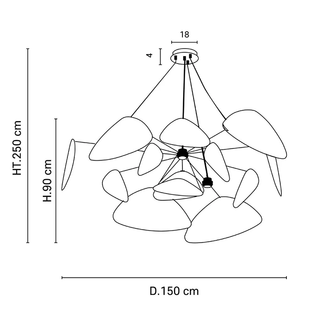 Market Set Suspension Screen Cannage Naturel (d150xh90cm) 5 Market Set Suspension Screen Cannage Naturel (d150xh90cm) – Image 3