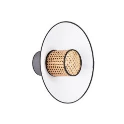 Market Set Applique En Cannage Et Lin H40cm Anthracite - Singapour 15 Market Set Applique En Cannage Et Lin H40cm Anthracite - Singapour -Sema Design Boutique 620392 FRN06 WEB