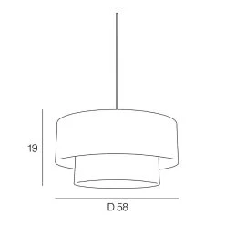 Corep Suspension En Raphia Et Velours D58cm Moutarde - Boheme -Sema Design Boutique 621005 FRN03 WEB