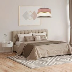 Corep Suspension Velvet En Coton Et Velours Rose D38cm -Sema Design Boutique 622497 FRN05 WEB