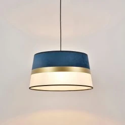 Corep Suspension En Coton Et Velours D38cm Marine - Velvet -Sema Design Boutique 622498 FRN02 WEB