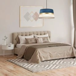 Corep Suspension En Coton Et Velours D38cm Marine - Velvet -Sema Design Boutique 622498 FRN05 WEB