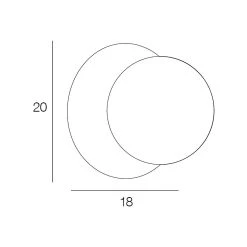 Corep Applique En Metal Doré Et Verre Laiton D18cm Blanc - Manor 10 Corep Applique En Metal Doré Et Verre Laiton D18cm Blanc - Manor -Sema Design Boutique 622503 FRN03 WEB