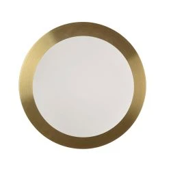 Corep Applique En Metal Doré Et Verre Laiton D18cm Blanc - Manor 13 Corep Applique En Metal Doré Et Verre Laiton D18cm Blanc - Manor -Sema Design Boutique 622503 FRN06 WEB