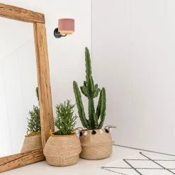 Corep Applique Boheme En Metal Et Velours H17cm Rose -Sema Design Boutique 622525 FRN04 WEB