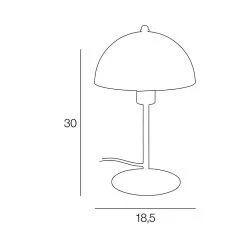 Corep Lampe Icone En Metal H30cm Noir -Sema Design Boutique 622534 FRN03 WEB