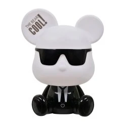 Corep Lampe Led Noir Et Blanc H28.5cm - Teddy