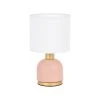 Corep Lampe En Métal H26cm Rose Et Blanc - Ines -Sema Design Boutique 622542 FRN01 WEB