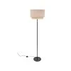 Corep Lampadaire En Metal Et Velours H160cm Sable - Boheme -Sema Design Boutique 622572 FRN01 WEB
