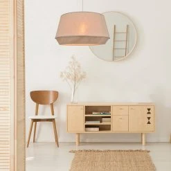 Corep Suspension En Coton D48cm Pyla Et Effet Bois - Sir -Sema Design Boutique 622580 FRN04 WEB