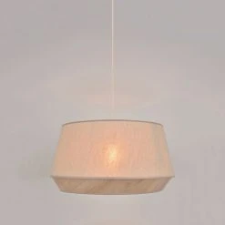 Corep Suspension En Coton D48cm Pyla Et Effet Bois - Sir -Sema Design Boutique 622580 FRN06 WEB