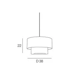 Corep Suspension En Raphia Et Velours D38cm Sable - Boheme -Sema Design Boutique 622583 FRN03 WEB