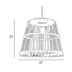 Corep Suspension En Bambou D37cm Naturel - Cortes -Sema Design Boutique 622584 FRN03 WEB