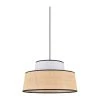 Corep Suspension En Coton Et Raphia D38cm Blanc - Mallorca -Sema Design Boutique 622587 FRN01 WEB