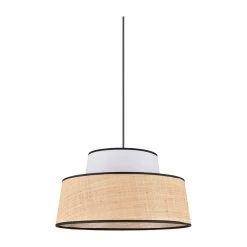 Corep Suspension En Coton Et Raphia D38cm Blanc - Mallorca