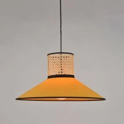 Corep Suspension En Coton Et Cannage D44cm Moutarde - Pennsy -Sema Design Boutique 622597 FRN02 WEB