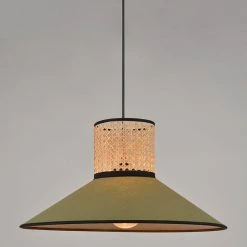 Corep Suspension En Coton Et Cannage D44cm Kaki - Pennsy -Sema Design Boutique 622598 FRN02 WEB