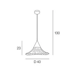 Corep Suspension En Métal D40cm Noir Mat - Lizzie 9 Corep Suspension En Métal D40cm Noir Mat - Lizzie -Sema Design Boutique 622603 FRN03 WEB