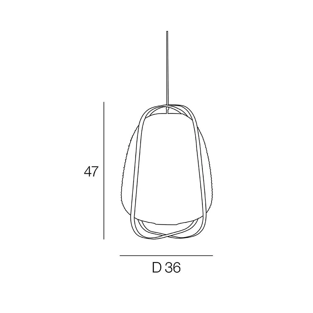 Corep Suspension En Bambou Et Papier D36cm Blanc - Akemi 5 Corep Suspension En Bambou Et Papier D36cm Blanc - Akemi – Image 3
