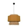 Market Set Suspension En Lin Lave, Bana Et Raphia Frange H64cm Curry -Marrakech -Sema Design Boutique 623115 FRN01 WEB