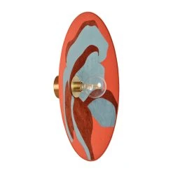 Market Set Applique En Métal, Velours Et Lin H60cm Camelia - Sonia Laudet Nostalgia -Sema Design Boutique 623148 FRN05 WEB