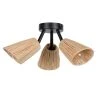 Corep Spot 3 Lumières En Raphia D26cm Naturel - Playa -Sema Design Boutique 631522 FRN01 WEB