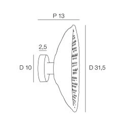 Corep Applique En Métal Et Rotin Tressé D30cm Naturel - Calanques 9 Corep Applique En Métal Et Rotin Tressé D30cm Naturel - Calanques -Sema Design Boutique 631526 FRN04 WEB