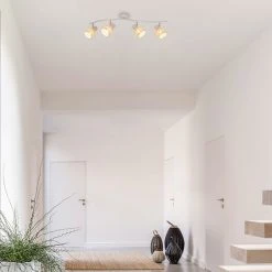 Corep Spot 4 Lumières En Métal Et Rotin Tressé L80cm Naturel - Calanques 9 Corep Spot 4 Lumières En Métal Et Rotin Tressé L80cm Naturel - Calanques -Sema Design Boutique 631530 FRN03 WEB