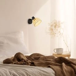 Corep Spot 1 Lumière En Métal Et Bambou H16cm Noir - Kami 8 Corep Spot 1 Lumière En Métal Et Bambou H16cm Noir - Kami -Sema Design Boutique 631532 FRN03 WEB