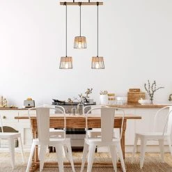 Corep Suspension 3 Lumières En Métal Et Rotin L55cm Noir Mat - Indah 8 Corep Suspension 3 Lumières En Métal Et Rotin L55cm Noir Mat - Indah -Sema Design Boutique 631541 FRN03 WEB