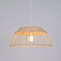 Corep Suspension En Métal Et Rotin D38cm Naturel - Cassis -Sema Design Boutique 631549 FRN02 WEB