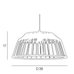 Corep Suspension En Métal Et Rotin D38cm Naturel - Cassis -Sema Design Boutique 631549 FRN04 WEB