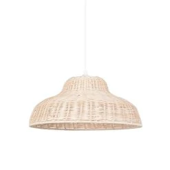 Corep Suspension En Métal Et Rotin D38cm Naturel - Samena