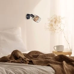 Corep Spot 1 Lumière En Métal Et Rotin H17.5cm Brun - Bali 8 Corep Spot 1 Lumière En Métal Et Rotin H17.5cm Brun - Bali -Sema Design Boutique 631565 FRN03 WEB