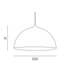 Corep Suspension En Métal D30cm Chrome - Icone -Sema Design Boutique 631578 FRN04 WEB